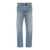 AGOLDE 'Curtise' Light Blue Five-Pocket Jeans With Distress Look In Cotton Man BLUE