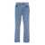 AGOLDE 'Waldon' Light Blue Five-Pocket Jeans With Back Logo Application In Regenerative Cotton Man BLUE