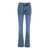 FRAME 'Le Mini Boot' Blue Jeans With Flared Leg In Cotton Blend Woman BLUE