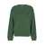 Frame X Ritz Paris 'Privacy Please' Green Crewneck T-Shirt With Tonal Logo Embroidery On The Front In Cotton Blend Woman GREEN