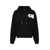 Off-White Off-White Logo Cotton Hoodie Black