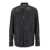 DSQUARED2 'Classic Western' Black Shirt With Distressed Details In Cotton Man Black