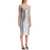 Versace Metallic Knit Mini Dress SILVER