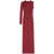 COURRÈGES Courrèges Asymmetrical Ribbed Maxi Dress RED