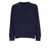 Ralph Lauren Blue Crewneck Sweatshirt With Logo Embroidered On The Front In Cotton Blend Man BLUE