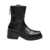 VIC MATIE Vic matie' pampas ankle boots in black leather Multicolour