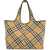 Burberry Ered\N\Nmedium Checkered Tote SAND