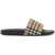 Burberry Tartan Rubber Slides ARCHIVE BEIGE IP CHK