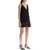 Self-Portrait Mini Crepe Dress With Decorative Details BLACK