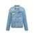 Marcelo Burlon Marcelo Burlon Patterned Denim Jacket Blue