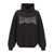 Balenciaga Balenciaga Logo Print Hoodie Black