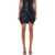 ROTATE Birger Christensen Draped mini skirt Black