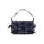 Ganni Denim small bow eyelet butterfly pouch bag N/A