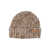 AMI Paris Ribbed knit beanie Brown