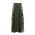 ETRO Flared silk long skirt Green