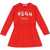 MSGM Sweatshirt Dress RED