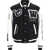 Off-White Leather and wool varsity Bomber BLACK BLACK