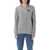 Comme des Garçons Comme Des Garçons Play Wool V-Neck LIGHT GREY