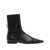 TOTÊME TOTEME Leather Chelsea Boots Shoes Black