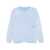 Alexander Wang Alexander Wang Essential Jsy Ls T-Shirt W/ Puff Logo & Bound Neck Clothing 450B WASHED PALE BLUE