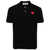 Comme des Garçons Comme Des Garçons Logo Cotton Polo Shirt Black