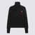 Kenzo Kenzo Black Wool Boke Flower Knitwear Black