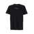 Dolce & Gabbana Black Crewneck T-Shirt With Signature Logo In Cotton Man Black