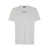 Dolce & Gabbana White Crewneck T-Shirt With Signature Logo In Cotton Man WHITE