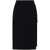 Elisabetta Franchi Elisabetta Franchi Black Asymmetrical Midi Skirt Black