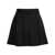 Patou Patou Pleated Wool Mini Skirt Black