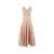 Alaïa Alaia Cotton Midi Dress Beige