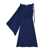 Prada Prada Flared One Sleeve Midi Dress Blue