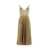 Prada Prada Midi Dress Gold