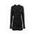 Saint Laurent Saint Laurent Cowl Back Mini Dress Black