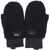 UGG Teddy mittens with logo Black