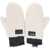 UGG Teddy mittens with logo White