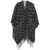 Liu Jo Cape with fringed hem Black