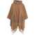 Liu Jo Poncho with hood Brown