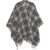 Woolrich Houndstooth poncho Beige