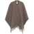 Woolrich Houndstooth poncho Brown