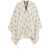 Blugirl Jacquard poncho with monogram White