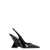 THE ATTICO The Attico Cheope Patent Leather Slingback Pumps Black