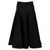 Valentino Garavani Valentino Garavani 'Solid Crepe Couture' Valentino Skirt Black