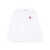 Comme des Garçons Comme Des Garçons Play T-Shirt With Application WHITE