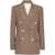 Brunello Cucinelli Brunello Cucinelli Twill Blazer With Monili Detail BROWN