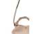 Ganni 'Ganni Bou' Beige Handbag With Butterfly Logo And Hand-Braided Strands In Leather Woman GREY