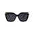 Bvlgari Bvlgari Sunglasses 01A SHINY BLACK / SMOKE