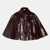 Chloe Chloé Dark Brown Leather Capes OBSCURE BROWN