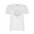 Moncler Moncler Rhinestone Logo T-Shirt WHITE