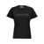 Moncler Moncler Rhinestone Logo T-Shirt Black